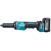akumuliatorinė szlifierka prosta, 40V max XGT, 6mm, Makita [GD002GM201] 2x4,0Ah, jungiklis łopatkowy