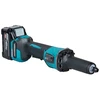 akumuliatorinė szlifierka prosta, 40V max XGT, 6mm, Makita [GD002GM201] 2x4,0Ah, jungiklis łopatkowy