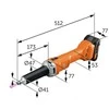 akumuliatorinė szlifierka prosta AGSZ18-90LBL/18V Select Fein [71230362000]