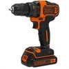 Black &amp; Decker Juodas &amp; Decker Akumuliatorinis suktuvas-gręžtuvas Juodas &amp; Decker BDCDD186B-QW; 18 V; 2x1,5 Ah akum.