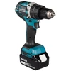 akumuliatorinė wiertarko-wkrętarka smūginis 18V, Makita [DHP484RTJ] 2x5,0Ah, + Dovana