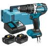 akumuliatorinė wiertarko-wkrętarka smūginis 18V, Makita [DHP484RTJ] 2x5,0Ah, + Dovana
