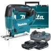 Akumuliatorinis siaurapjūklis 18 V, 65 mm, Makita [DJV186WVE] 2 x 2,0 Ah, LXT BASIC