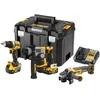 Įrankių rinkinys DeWalt DCK355P2T-QW (DCD800 + DCH172 + DCG405); 18 V; 2x5,0 Ah akum.