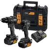 Akumuliatorinis komplektas Combo DCD86M + DCF86M, 2x5,0Ah, 18V XR, DEWALT [DCK2222MP2T-QW] edycja MCLAREN
