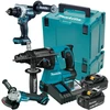 Akumuliatorinis komplektas Combo DGA506 + DDF492 + DHR242, 2x5,0Ah, 18V, Makita [DLX3223TJ]