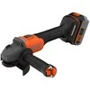 Black &amp; Decker akumuliatorinė kampinis šlifuoklis 115mm, POWERCONNECT 18V, 4,0Ah, Juodas &amp; Decker [BCG6L8F1S-QW]