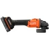 Black &amp; Decker kampinis šlifuoklis 115mm, 18V, 2x2,0Ah, Juodas &amp; Decker [BCG6L8D2S-QW]