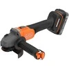Black &amp; Decker kampinis šlifuoklis 115mm, 18V, 2x2,0Ah, Juodas &amp; Decker [BCG6L8D2S-QW]