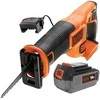 Black &amp; Decker Juodas &amp; Decker akumuliatorinė pilarka szablowa 18V Li-lon Juodas+DECKER [BDCR18M1-QW] 4,0Ah
