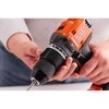 Black &amp; Decker Rinkinys COMBO: wiertarko-wkrętarka smūginis 18 V + kampinis šlifuoklis 115 mm 18 V , 2 Ah i 4 Ah, Juodas &amp; Decker [BCK24D1M1SB-QW] + bidon Dovana