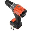 Black &amp; Decker Rinkinys COMBO: wiertarko-wkrętarka smūginis 18 V + kampinis šlifuoklis 115 mm 18 V , 2 Ah i 4 Ah, Juodas &amp; Decker [BCK24D1M1SB-QW] + bidon Dovana