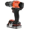 Black &amp; Decker wiertarko-wkrętarka smūginis akumuliatorinė, 45Nm, 18V POWERCONNECT, 2x2,0Ah, Juodas &amp; Decker [BCD383D2XKA-QW] + priedai