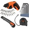 Black &amp; Decker 1/4 colio akumuliatorinis atsuktuvas + 34 priedai, 3,6 V, 1,5 Ah, Juodas &amp; Decker [CS3651LCA35-QW]