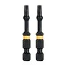 DEWALT POVEIKIO PATARIMAS T20x50 /2vnt.. YPATINGAS POVEIKIO SUKIMAS