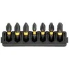 7 vnt. smūginių antgalių 1/4' Phillips/Pozidriv/25 mm DeWALT [DT70809-QZ]