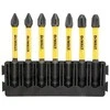 7 vnt. smūginių antgalių 1/4' Phillips PH1, PH2, PH3/57 mm DeWALT [DT70818-QZ]