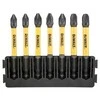 7 vnt. smūginių antgalių 1/4' PZ1, PZ2, PZ3 57 mm DeWALT [DT70822-QZ]