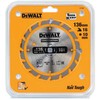 Pjovimo diskas DeWalt DT1946-QZ; 136x10 mm; Z16