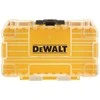 Mažas tvirtas dėklas+ DEWALT [DT70801-QZ] su maža tūrio laikymo dėžute ir 4 antgalių laikikliais