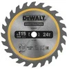 Diskinis medienos pjūklas DEWALT 115 mm, 24T