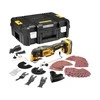DeWalt daugiafunkcinis įrankis 18V Li-Ion 2x1,7Ah POWERSTACK, DeWalt [DCS356E1T-XJ] 32 priedai