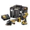 DEWALT įrankių rinkinys DCK2020P2T (DCD791 + DCG405), 18V, 2x5.0Ah, TSTAK lagaminas