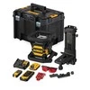 Baterija maitinamas rotacinis lazeris su raudonu spinduliu, 18 V ličio jonų 1x2,0 Ah, TOOL CONNECT BLUETOOTH DeWalt [DCE080D1RS-QW]