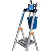 Kopėčios KRAUSE Safety, 7 pakopų, su kibiro ir įrankių laikikliu, darbinis aukštis - 350cm