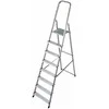 Kopėčios KRAUSE Corda, 8 pakopų, aliumininės, vienpusės, maks. darbinis aukštis 365 cm