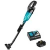 Akumuliatorinis vertikalus dulkių siurblys 18V, juodas, Makita [DCL284FRFB] 3.0Ah, LXT