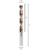 Grąžtas 25 HSS grąžtų rinkinys, skirtas medienai 1-13 mm, Timber Twist Alpen KP 25 [0067100025100]