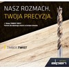 Grąžtas 25 HSS grąžtų rinkinys, skirtas medienai 1-13 mm, Timber Twist Alpen KP 25 [0067100025100]