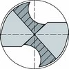 HSS-Co Hardox grąžtas nerūdijančiam plienui 6,5 mm Alpen [0062800650100]
