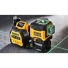 DeWALT kryžminių linijų lazerinis nivelyras DCE089D1G18 12V/18V  (1x2.0 Ah)