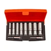 Bahco Gilių galvučių rinkinys 4-13mm 1/4" 10 vnt
