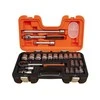 Bahco Galvučių, terkšlės ir priedų rinkinys 3/8"-1.1/4" jungtis 1/2” 23vnt