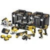 Įrankių rinkinys akumulatorowych Combo DCD805+DCF850+DCS355+DCH263+DCG405+DCS572+DCS334, 18V XR, 3x5.0Ah, TStak, DEWALT [DCK706P3T-QW]