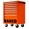 įrankių vežimėlis 7 stalčiai oranžinis CLASSIC Bahco [1475K7]
