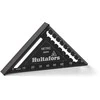 staliaus kvadratas 110×110 mm su metrine skale, Hultafors [257032]