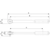Mechaninis dinamometrinis raktas 12-60Nm ±4% (CW&amp;CCW) 3/8" 406mm dviguba skalė, metalinis Bahco