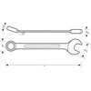 Kombinuotas raktas Bahco 111M 18mm