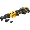 Akumuliatorinė terkšlė DeWalt DCF500L2G-QW; 12 V; 1/4''-3/8''; 75 Nm; 2x3,0 Ah akum.