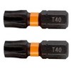 Smūginiai antgaliai Bahco 66IM T40 25mm , 10vnt blisteris
