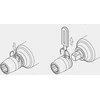 10 apsauginių kaiščių rinkinys 1/2" Koken smūginiams lizdams [PKC41]