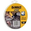 DeWalt plonas greito pjovimo nerūdijančio plieno diskas 125X1X22,23 mm - 10 vnt. DT43972-QZ