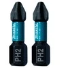 Makita Sukimo antgalis PH2 25MM IMPACT Juodas 2 vnt. komplektas B-63616