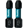 Makita Sukimo antgalis PZ3 25MM IMPACT Juodas 2 vnt. komplektas B-63650