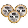 Pjovimo diskas medienai DeWalt DT1962; 216 mm; 2x24T; 1x40T; 3 vnt.