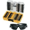Sukimo antgalių komplektas DeWalt DT70703-QZ; 47 vnt. + akiniai nuo saulės